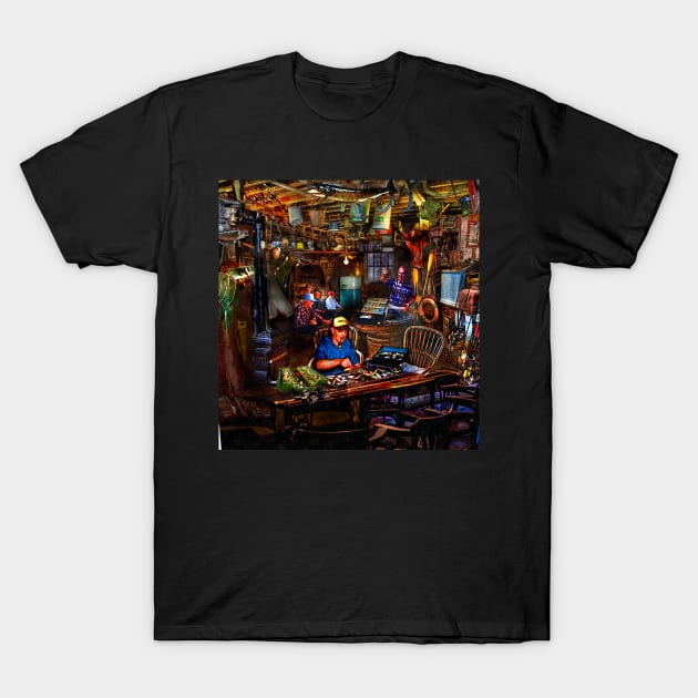 Fishing lodge T-Shirt by mursart68